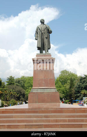 Monumento a Lenin, Yalta, Crimea, Ucraina Foto Stock