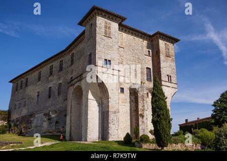 Francia, Gers, Lavardens, denominata Les Plus Beaux Villages de France (i più bei villaggi di Francia) Foto Stock