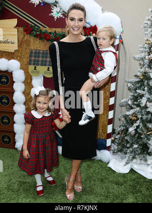 Los Angeles, Stati Uniti d'America. 9 Dic 2018. Camere Elisabetta, Harper grazia Martello e Ford Armand Douglas martello arrivano al Brooks Brothers vacanza annuale celebrazione a Los Angeles a beneficio di St. Jude 2018 tenutasi al Beverly Wilshire Hotel di quattro stagioni su dicembre 9, 2018 a Beverly Hills Los Angeles, California, Stati Uniti. (Foto di Xavier COLLIN/Image Press Agency) Credito: Image Press Agency/Alamy Live News Foto Stock