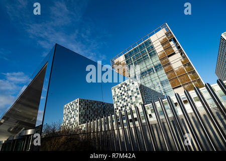 La nuova sede della Corte Penale Internazionale , ICC, all'Aia, Paesi Bassi Foto Stock