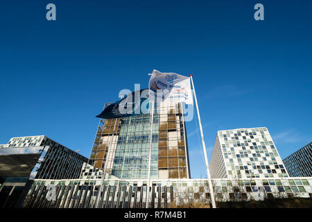 La nuova sede della Corte Penale Internazionale , ICC, all'Aia, Paesi Bassi Foto Stock