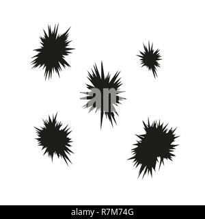 Rift sulla superficie impostare sul fondo a scacchi. Incrinatura sulla parete o sul ghiaccio. vettore Illustrazione Vettoriale