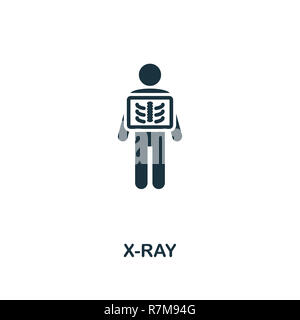 X-Ray icona. Premio di design di stile dalla collezione di assistenza sanitaria. Perfect Pixel x-ray icona per web design, applicazioni software, l'utilizzo di stampa. Foto Stock