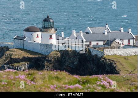 Repubblica di Irlanda, nella contea di Mayo, Clare Island, Ballytoughey, la Baia di Clew, Clare Island Lighthouse Hotel Foto Stock