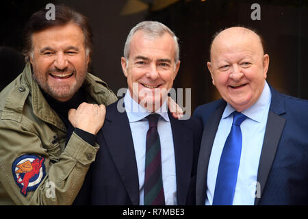 Roma 10 Dic 2018 - Hotel Le Meridienne Visconti - film amici venuti prima Christian De Sica Massimo Boldi e Giampaolo Letta Credito: Giuseppe Andidero Foto Stock