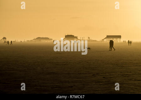 Nebbia di mare mare del Nord Foto Stock