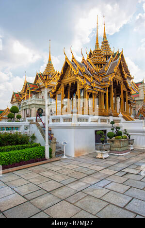 Aphorn Phimok Prasat Pavilion, il Grand Palace, Bangkok, Thailandia Foto Stock