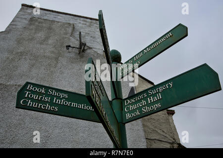 The Open Book a Wigtown, libreria Airbnb nel piccolo villaggio nella regione sud-occidentale della Scozia Dumfries e Galloway, la città del libro nazionale della Scozia Foto Stock