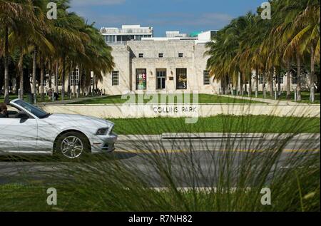 Stati Uniti, Florida, Miami, Bass museum, su Collins Avenue nel quartiere di South Beach a Miami Beach Foto Stock