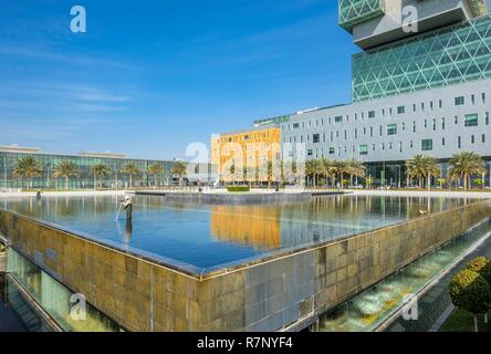 Emirati Arabi Uniti, Abu Dhabi, Al Maryah isola, Cleveland Clinic Foto Stock