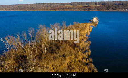 Saugerties luce, noto come Saugerties faro, Saugerties, NY, STATI UNITI D'AMERICA Foto Stock