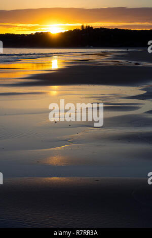 Tramonto su Point Lookout, North Stradbroke Island, Queensland, Australia Foto Stock