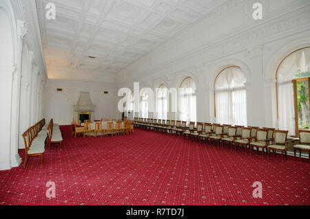 La sala conferenza, Palazzo di Livadia, Livadiya, Yalta, Crimea, Ucraina Foto Stock