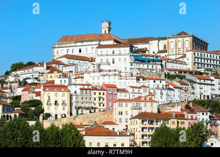 Il quartiere storico e l'Università di Coimbra, Sito Patrimonio Mondiale dell'UNESCO, Coimbra, Centro regione, Portogallo Foto Stock