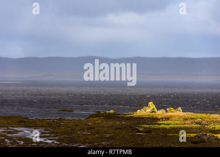 Loughros più Bay, Ardara, County Donegal, Irlanda. Proposta di sito di controverse oyster farm. Foto Stock