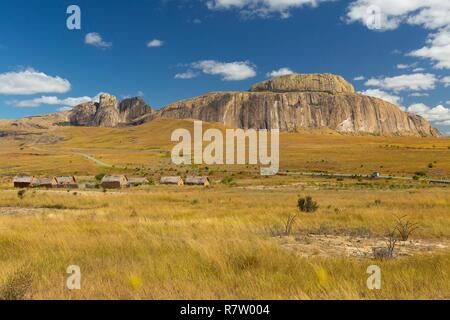 Madagascar, regione di Ihorombe, l'Autostrada Nazionale 7 Foto Stock