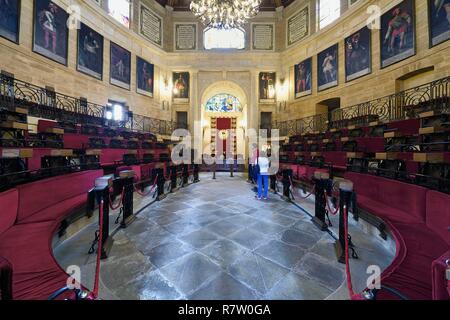 Spagna, Paesi Baschi, provincia di Biscaglia, Gernika-Lumo, casa di complessivi (Casa de Juntas), il parlement Foto Stock