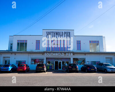 Southwold Pier, North Parade, Parade, Southwold IP18 6BN, UK, Inghilterra, Gran Bretagna Foto Stock