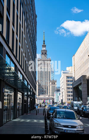 Pałac Kultury i Nauki - Palazzo della Cultura e della scienza Foto Stock