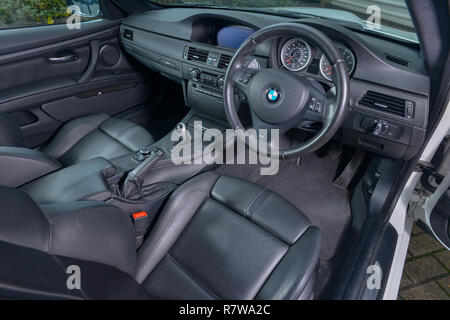 2009 E90 forma BMW M3 tedesca high performance coupe Foto Stock