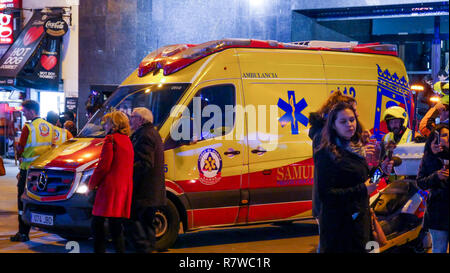 Salvataggio di emergenza unità mobili, Madrid, Spagna Foto Stock