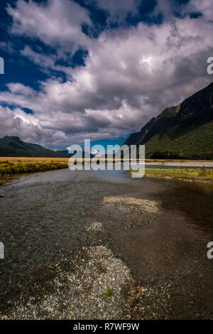 Eglinton Valley. Nuova Zelanda Foto Stock