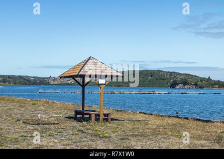 Baia di Quinchao - Isola di Chiloe, Cile Foto Stock