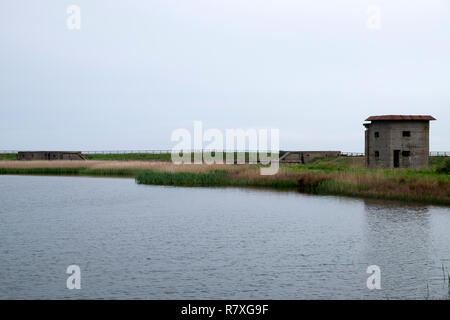 Il tempo di guerra della torre di vedetta, East Lane, Bawdsey, Suffolk, Inghilterra. Foto Stock