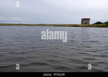 Il tempo di guerra della torre di vedetta, East Lane, Bawdsey, Suffolk, Inghilterra. Foto Stock