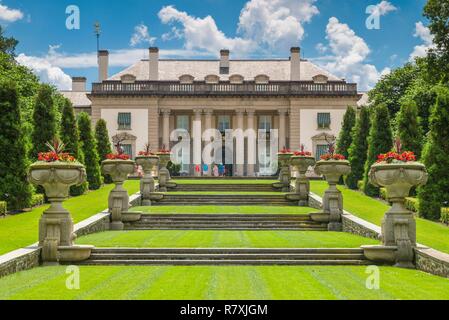 Regno Stateslaware, Wilmington, DE NEMOURS station wagon, ex casa dell'industriale Alfred I. DuPont e la famiglia dei giardini francesi, il Nemours Mansion e giardini Foto Stock