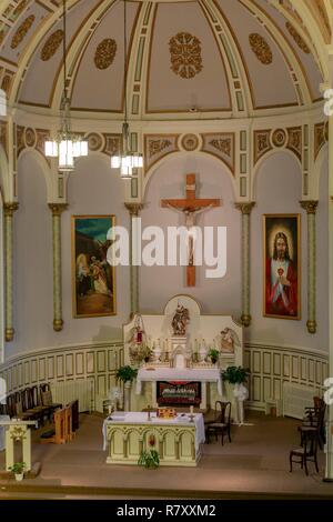 Canada, Provincia di Quebec, Montreal, patrimonio religioso, San Raffaele Arcangelo Chiesa su L'Île-Bizard Foto Stock