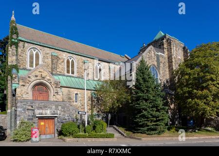 Canada, Provincia di Quebec, Montreal, patrimonio religioso, San Mattia Chiesa anglicana Foto Stock