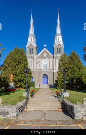 Canada, Provincia di Quebec, Montreal, patrimonio religioso, San Raffaele Arcangelo Chiesa su L'Île-Bizard Foto Stock