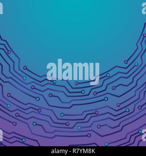 Concetto creativo meta blu porpora schema texture, pagina progettazione del modello abstract techno sfondo per web e print design Illustrazione Vettoriale