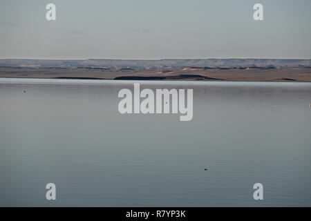 Lago Qarun al pomeriggio Foto Stock