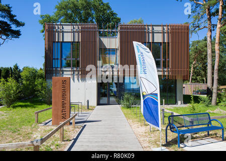 Steinhuder Meer Nature Park, centro informazioni di . Mardorf, il Lago Steinhude, Bassa Sassonia, Germania Foto Stock