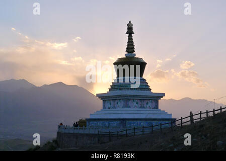 Qinghai ZhuoErShan qilian scenario Foto Stock