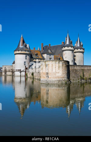 Château de Sully-sur-Loire, Valle della Loira, Francia Foto Stock