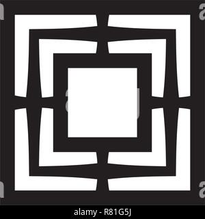 "La Strega Mill' - stregoneria segno occulto, incantesimo magico simbolo, wiccan congrega emblema. Illustrazione Vettoriale