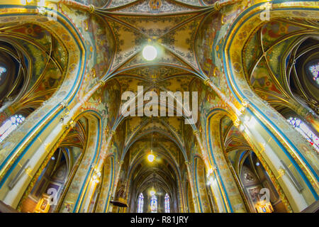 Praga, Repubblica Ceca - Interno della cattedrale di San Vito Foto Stock