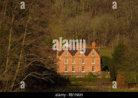 Historic Hardwick casa sulla riva del Tamigi tra Whitchurch-on-Thames e la lettura Foto Stock