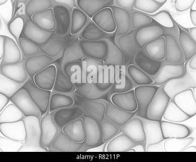 Abstract cellule ingrandita sfondo, immagine. Geometrica, forme organiche. Uno splendido sfondo per il substrato. Foto Stock