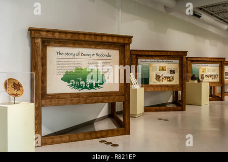 Museo espone, Bosque Redondo Memorial, Fort Sumner, Nuovo Messico USA Foto Stock