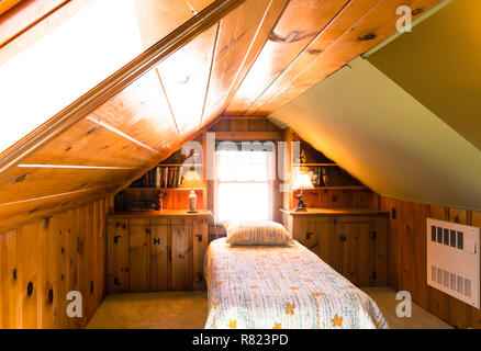 Camera da letto interno, STATI UNITI D'AMERICA Foto Stock