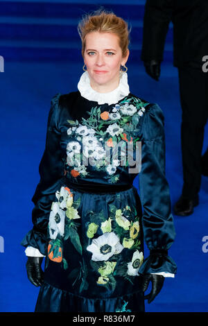 Londra, Regno Unito. Dodicesimo Dicembre, 2018. Edith Bowman presso il Parlamento Premier di Mary Poppins ritorna su Mercoledì 12 Dicembre 2018 tenutosi presso la Royal Albert Hall di Londra. Nella foto: Edith Bowman. Credito: Julie Edwards/Alamy Live News Foto Stock