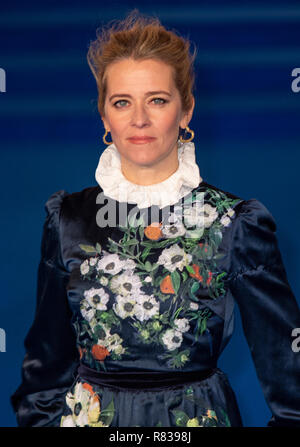 Londra, Regno Unito. 12 dic 2018. Edith Bowman assiste la premiere europeo di 'Mary Poppins restituisce' alla Royal Albert Hall il 12 dicembre 2018 a Londra, Inghilterra Credito: Gary Mitchell, GMP Media/Alamy Live News Foto Stock