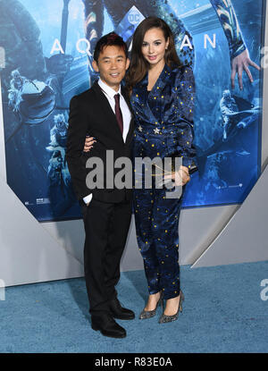 Hollywood, CA, Stati Uniti d'America. 12 Dic, 2018. 12 Dicembre 2018 - Hollywood, California - James Wan. ''Aquaman " Los Angeles Premiere detenute a TCL Teatro Cinese. Photo credit: Birdie Thompson/AdMedia Credito: Birdie Thompson/AdMedia/ZUMA filo/Alamy Live News Foto Stock