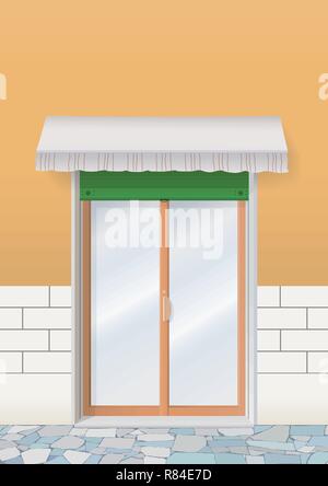 Porta del negozio Illustrazione Vettoriale