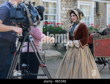 Dr Thorne è girato in Lacock, Wiltshire Foto Stock