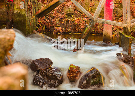 Glade creek grist mil in autunno. Foto Stock